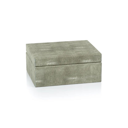 Moorea Shagreen Leather Box - Small image