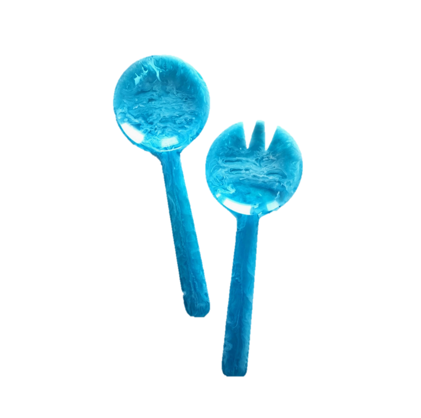 Salad Serving - 2 Piece Set - Blue image
