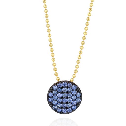 Denim Mini Infinity Sapphire Necklace image 0
