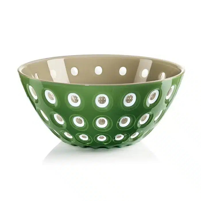 Le Murrine Bowl - Sand/White/Moss Green, Large image
