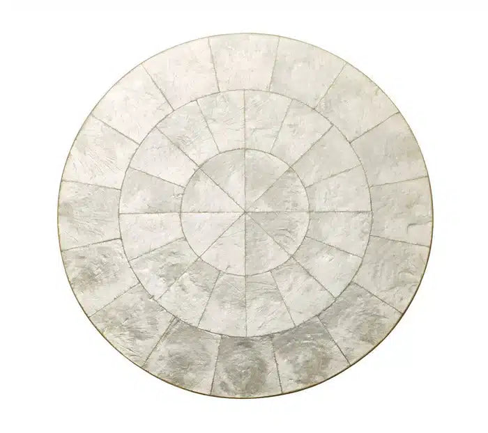 Kim Seybert Natural Round Capiz Placemat - Set of 4 image 0