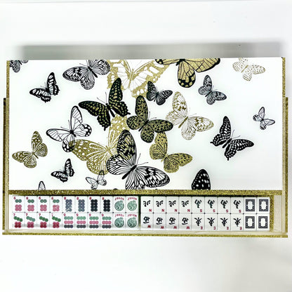ROCKS Home - Mahjong Set - White,Gold & Black image