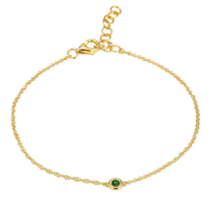 14k Yellow Gold Gemstone Bracelet image 0