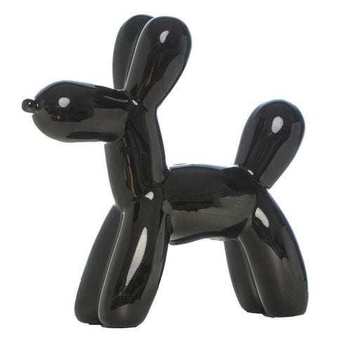 Mini Balloon Dog Bank - Black image
