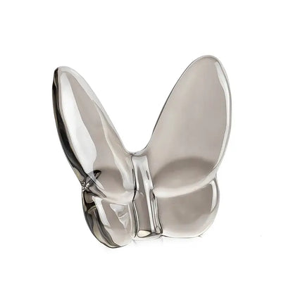 Crystal Butterfly Decor – Elegant Home Accent Gift - Small, Silver image