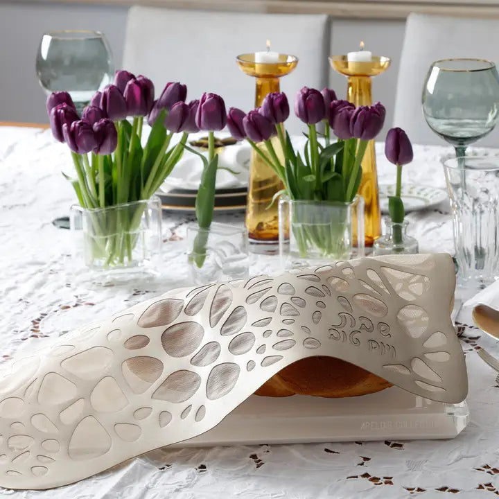 Challah Cover Pebbles Champagne image 1