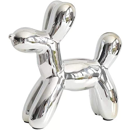 Balloon Dog Bank - Silver image