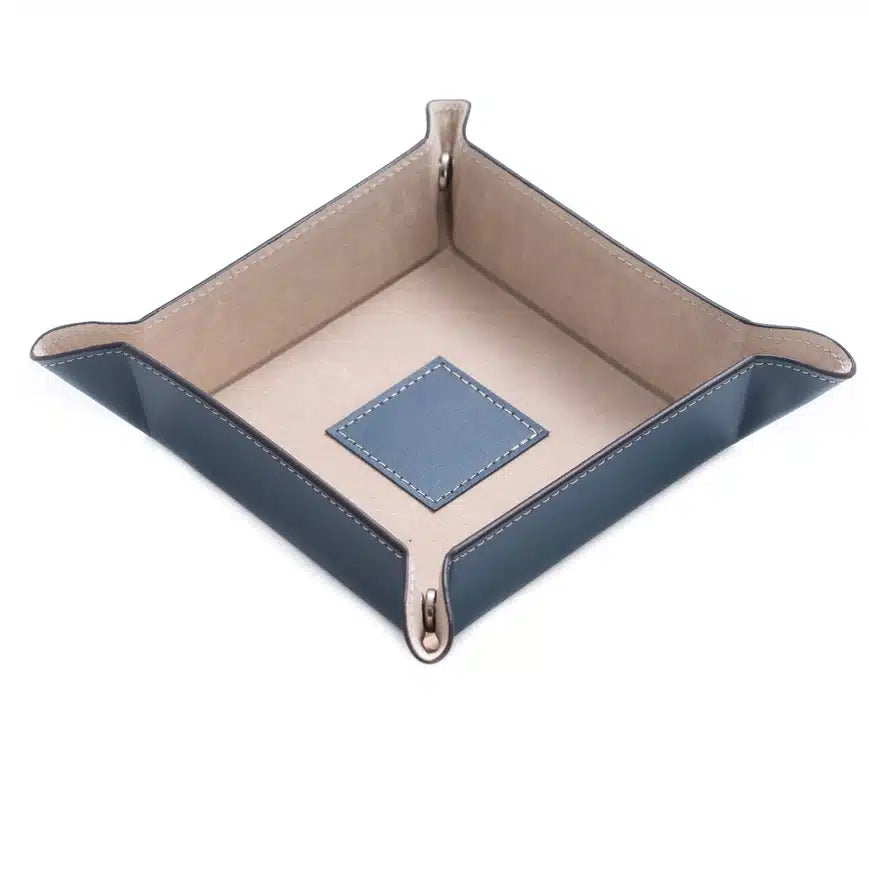 Leather Snap Valet - Blue image