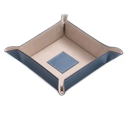 Leather Snap Valet - Blue image