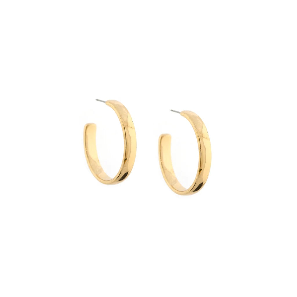 1 1/4" Flat Post Hoop | Gold image 0