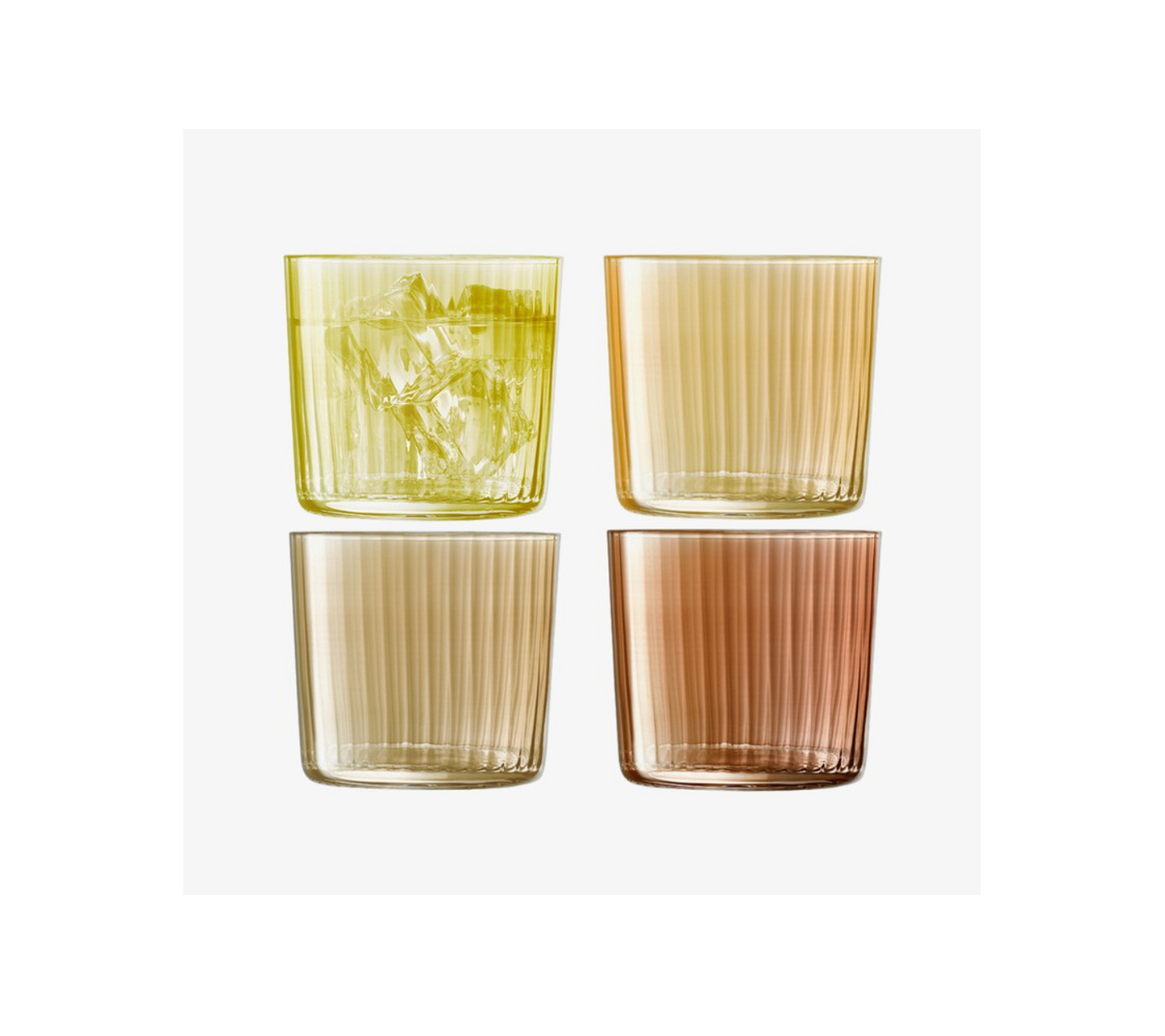 Tumbler Glass - Amber image