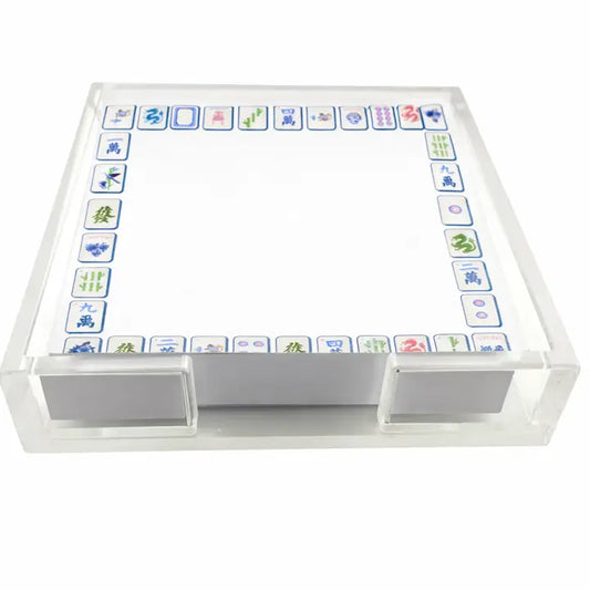 Mahjong Notepad with Acrylic Holder