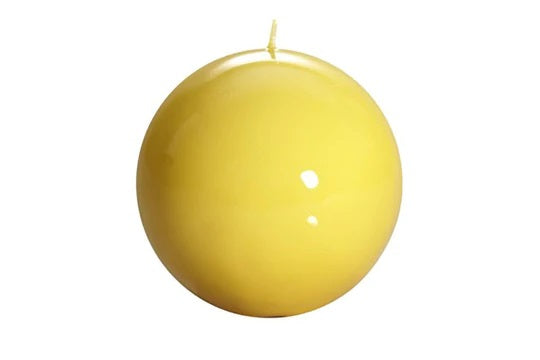 Meloria Ball Candle - Giallo (Yellow), Large image