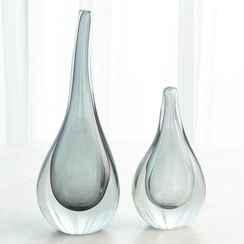 Stretched Neck Vase - Grey image 0