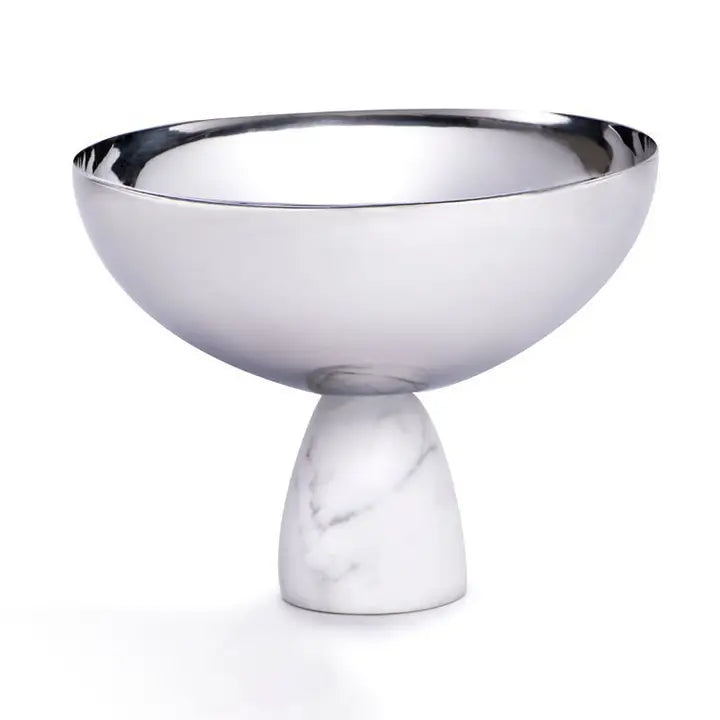 Coluna Marble Bowl - Nut Bowl, Silver image
