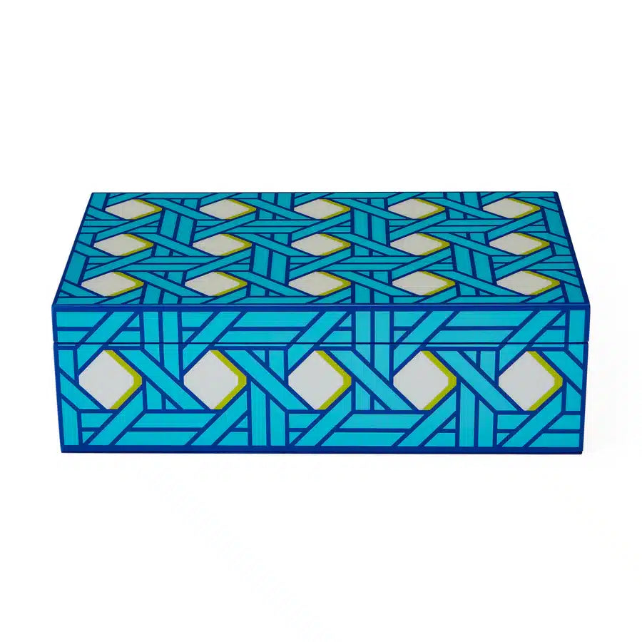 Basketweave Lacquer Box - Medium image
