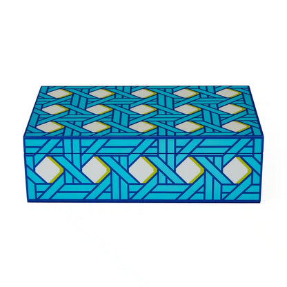 Basketweave Lacquer Box - Medium image