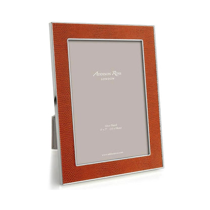 Orange Snake & Silver Frame image 0