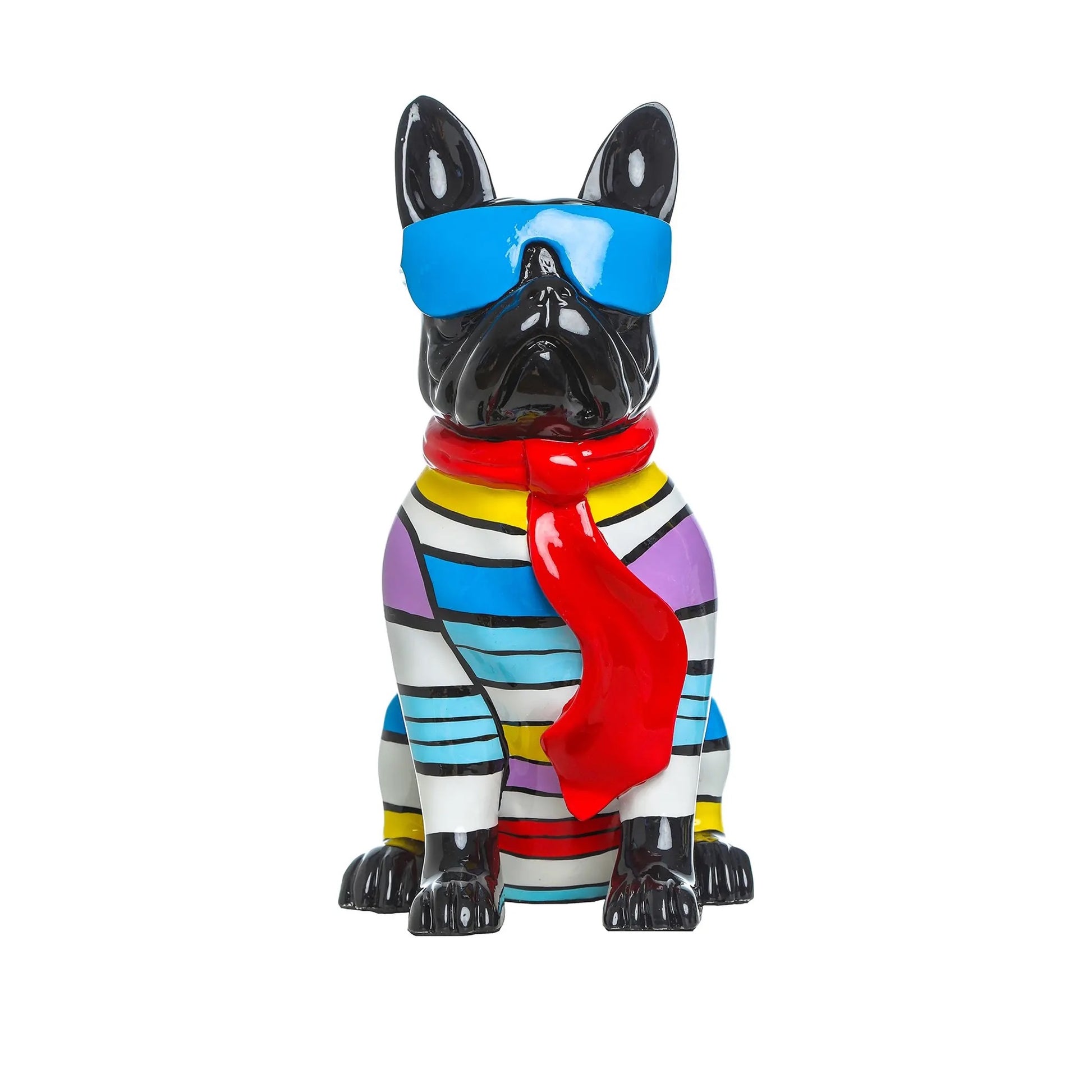 Stripe Dog with Blue Glasses image 0