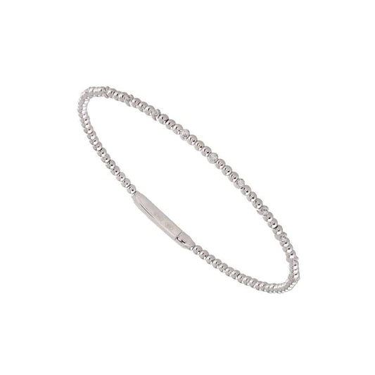 14K Yellow Gold Diamond Flex Bangle image 0