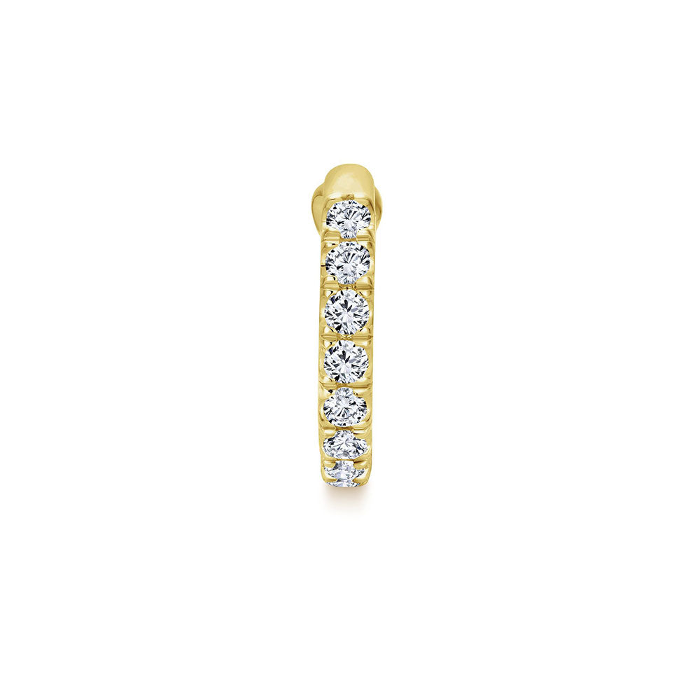 14K Diamond Ear Cuff image 2