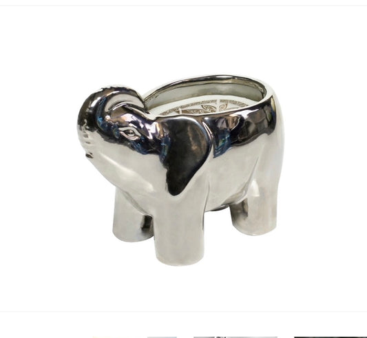 Silver Elephant Candle image 0