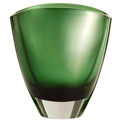Muzo Vase - Clear Emerald Green - Small image