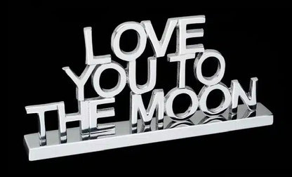 Love Word Sculptures - Love You to The Moon image