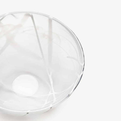 Kosta Boda White on White Contrast Bowl Medium image 1