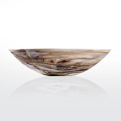 Nashi Home Swirl Bowl - Mocha, Large image