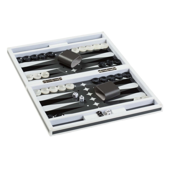 Backgammon Set - Grey/White image 0