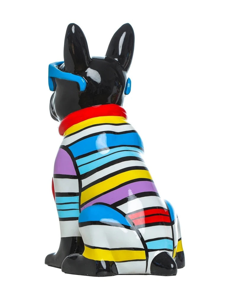 Stripe Dog with Blue Glasses image 2