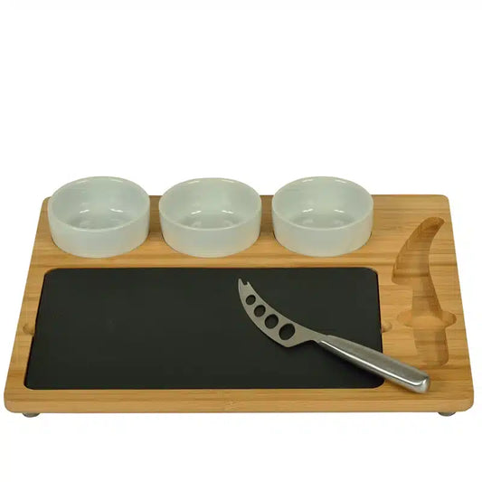 Bamboo Slate Cheese Platter image 0