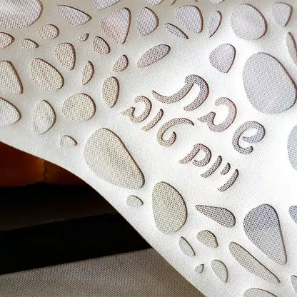 Challah Cover Pebbles Champagne image 2