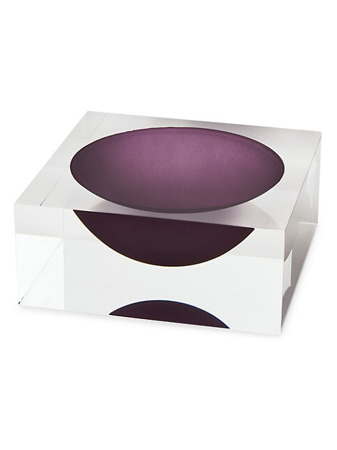 Lucite Bowl - Smoke image