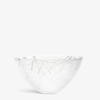 Kosta Boda White on White Contrast Bowl Medium image 0