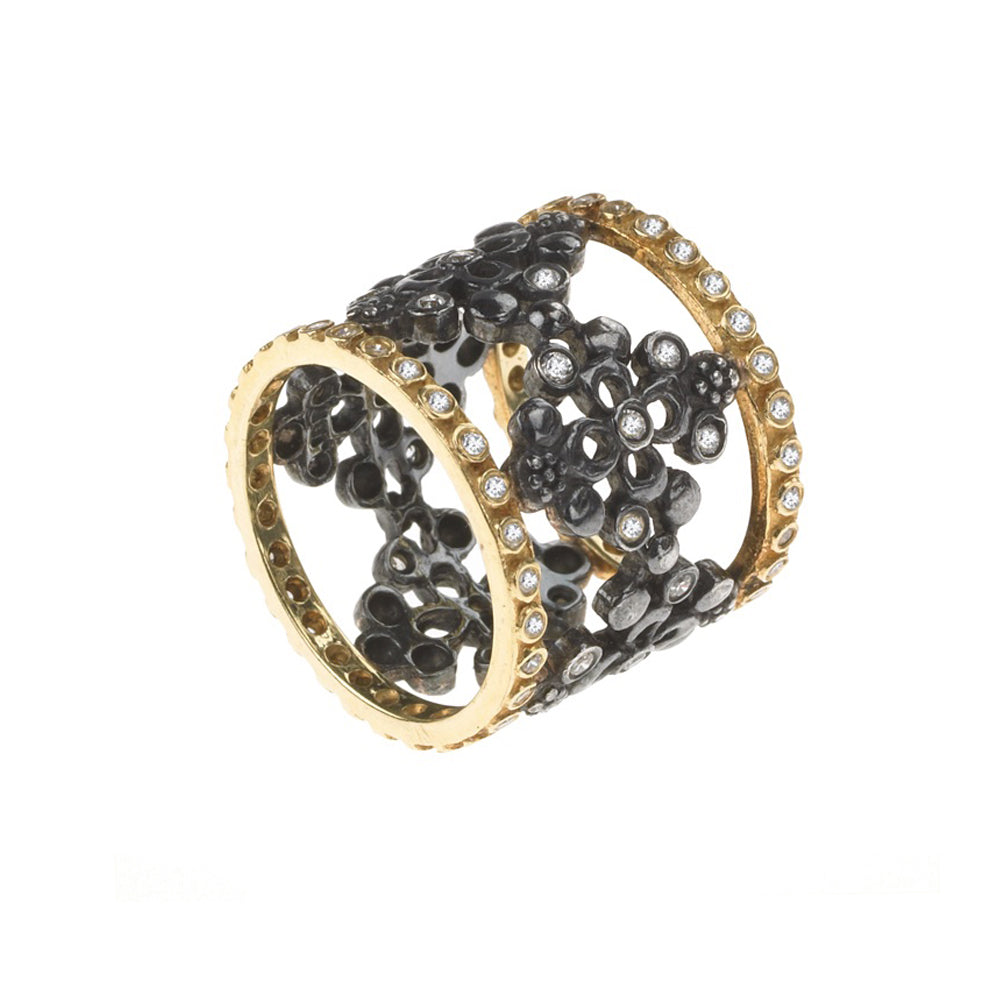 18K Tres Jolie Scroll Ring – Effortless Glamour image 0