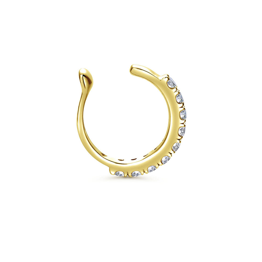 14K Diamond Ear Cuff image 1