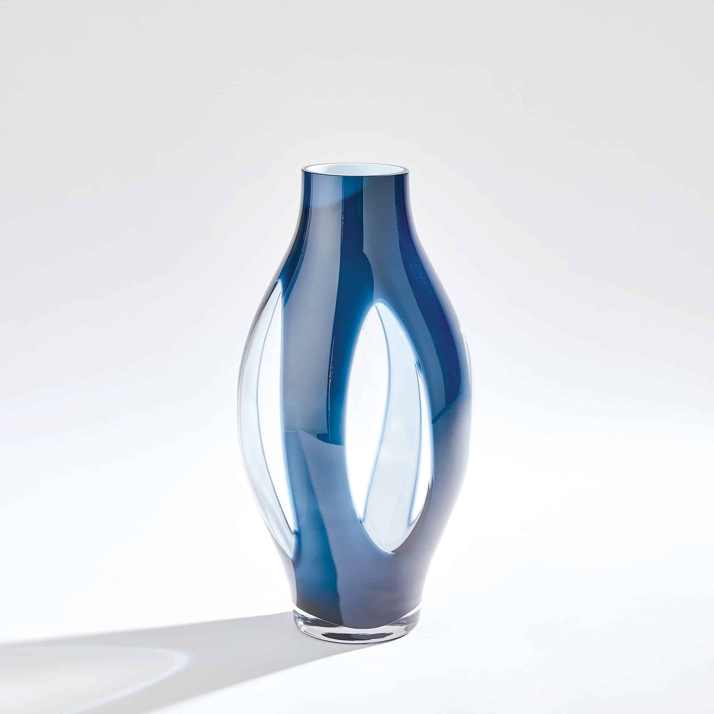 Fly Through Vase - Medium, Blue image