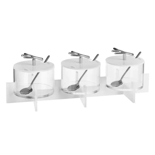 Metalucite Twig Dip Bowl Set image 0