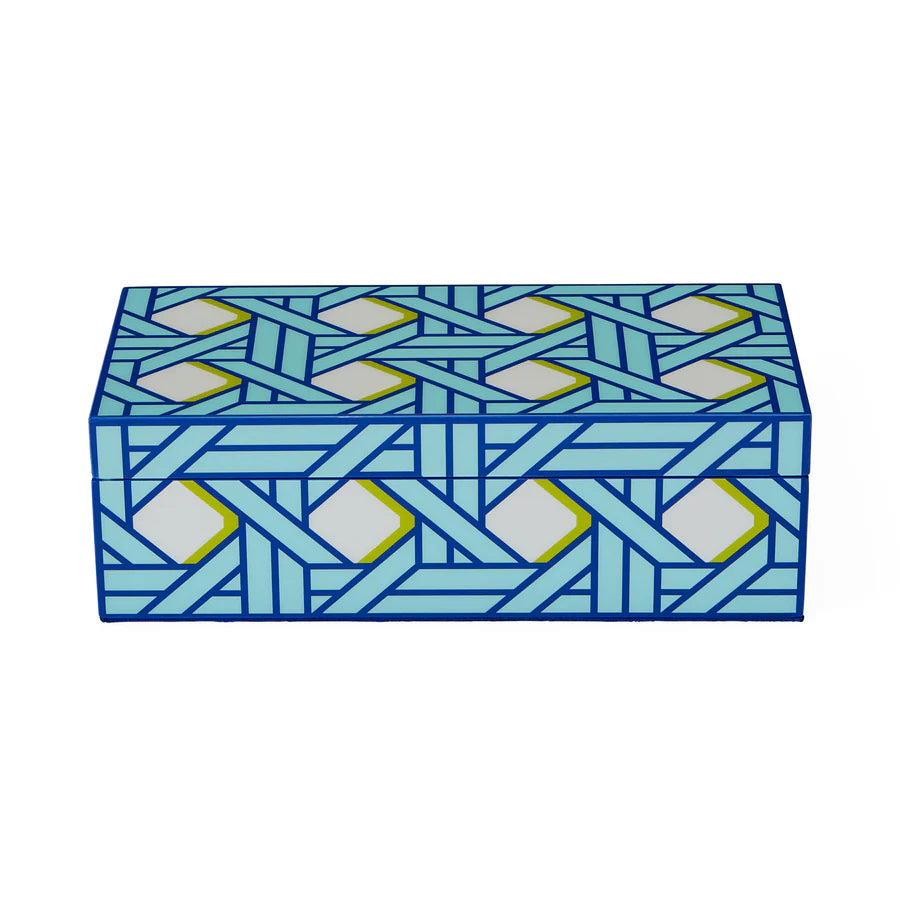 Basketweave Lacquer Box - Small image