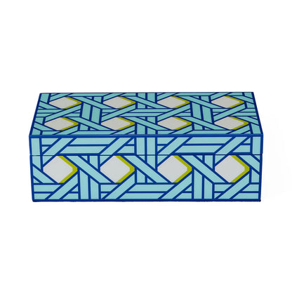 Basketweave Lacquer Box - Small image