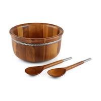 Nambe' Salad Bowl with Servers