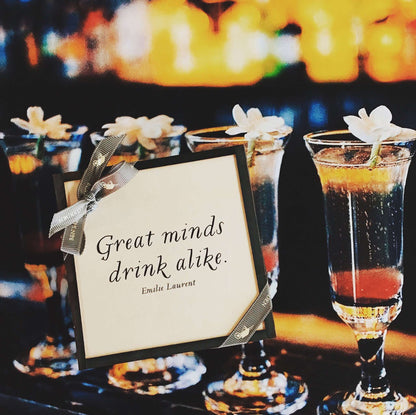 Great Minds Drink Alike Coasters image 1
