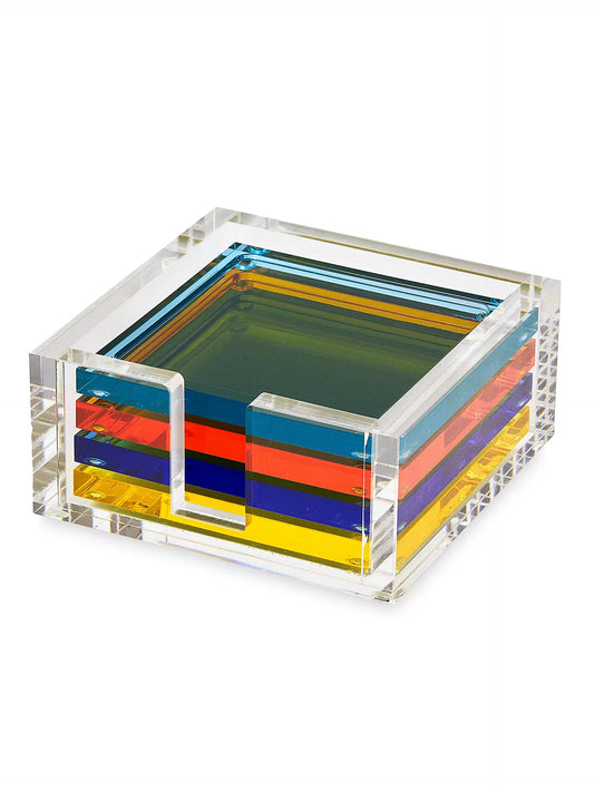 Lucite Coaster Set image 0