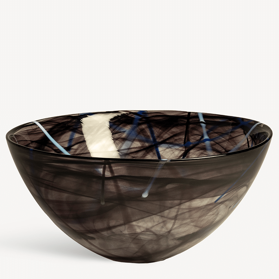 Kosta Boda Black Contrast Bowl Large image 0