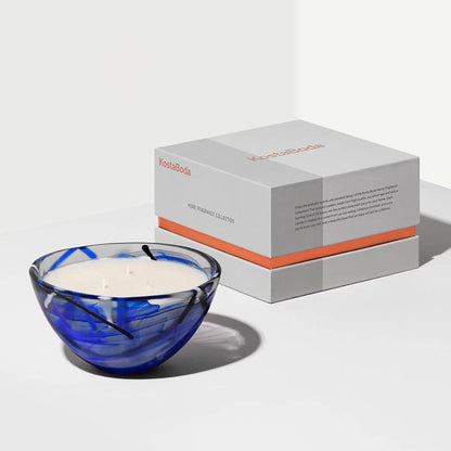 Kosta Boda Contrast Blue Candle image 1