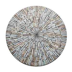 Kim Seybert Tahiti Placemat in Gray & Taupe - Set of 4 image 0