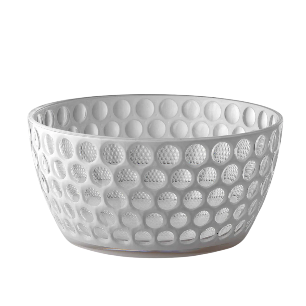 Lente Acrylic Salad Bowl - White image