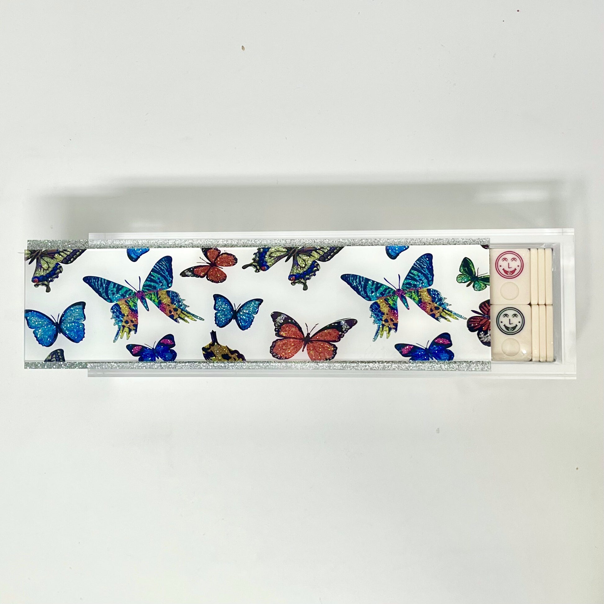 Acrylic Rummy Kub Set - Butterflies image